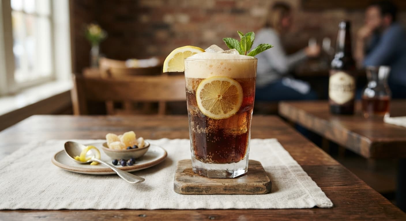 Lemon root beer