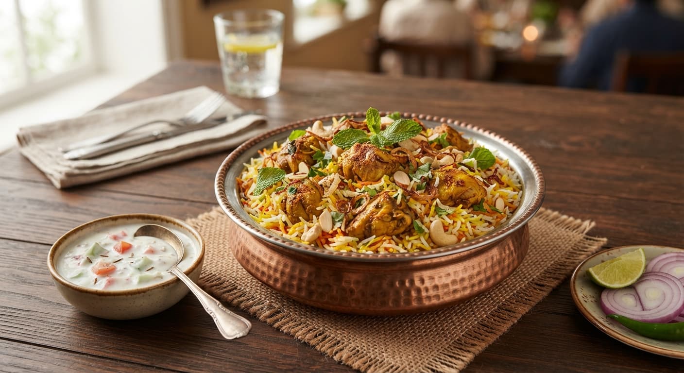 Chicken biryani