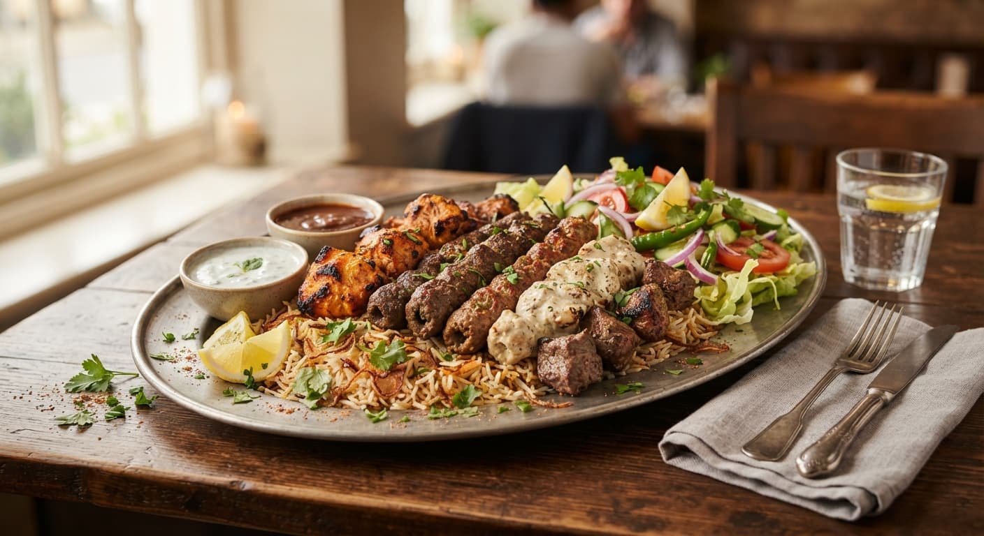 Ajwa Halal Mixed bbq Platter