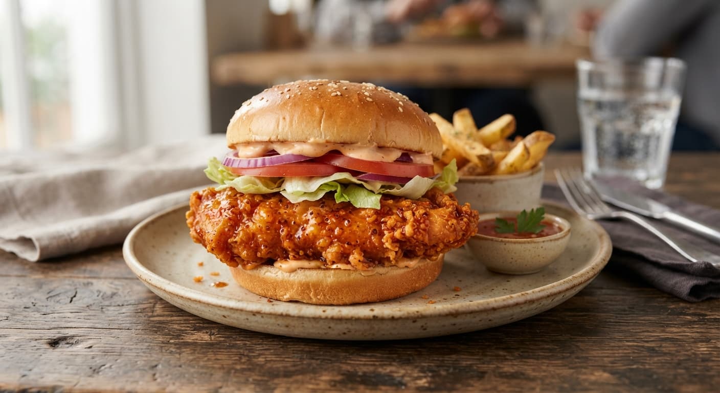 Zinger blaze sandwich