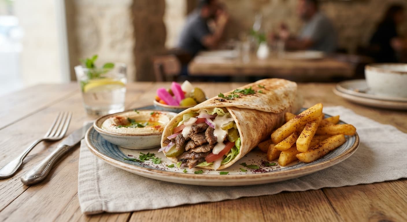 Lamb Shawarma Wrap