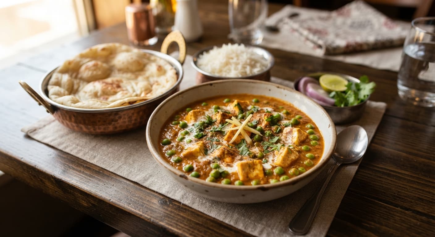 Matar Paneer