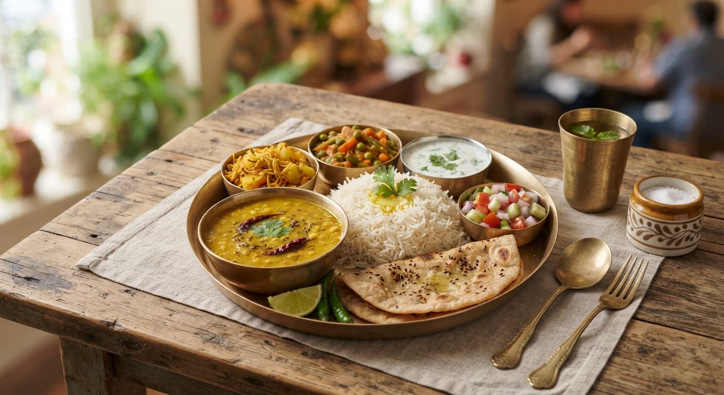 Daal chawal platter ajwa style