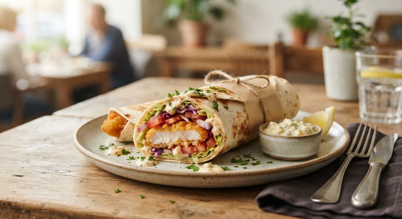 Fish zinger wrap