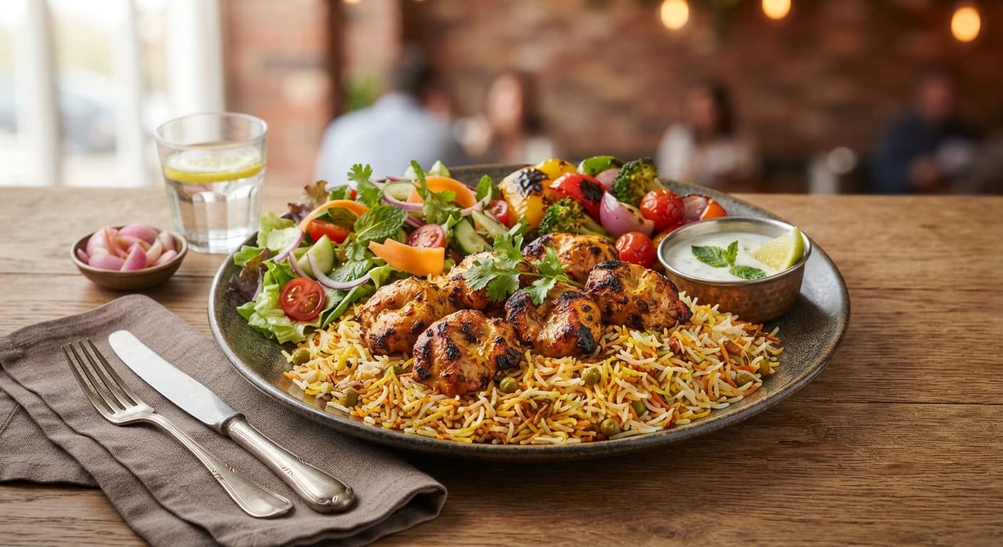 Chicken Tikka Platter