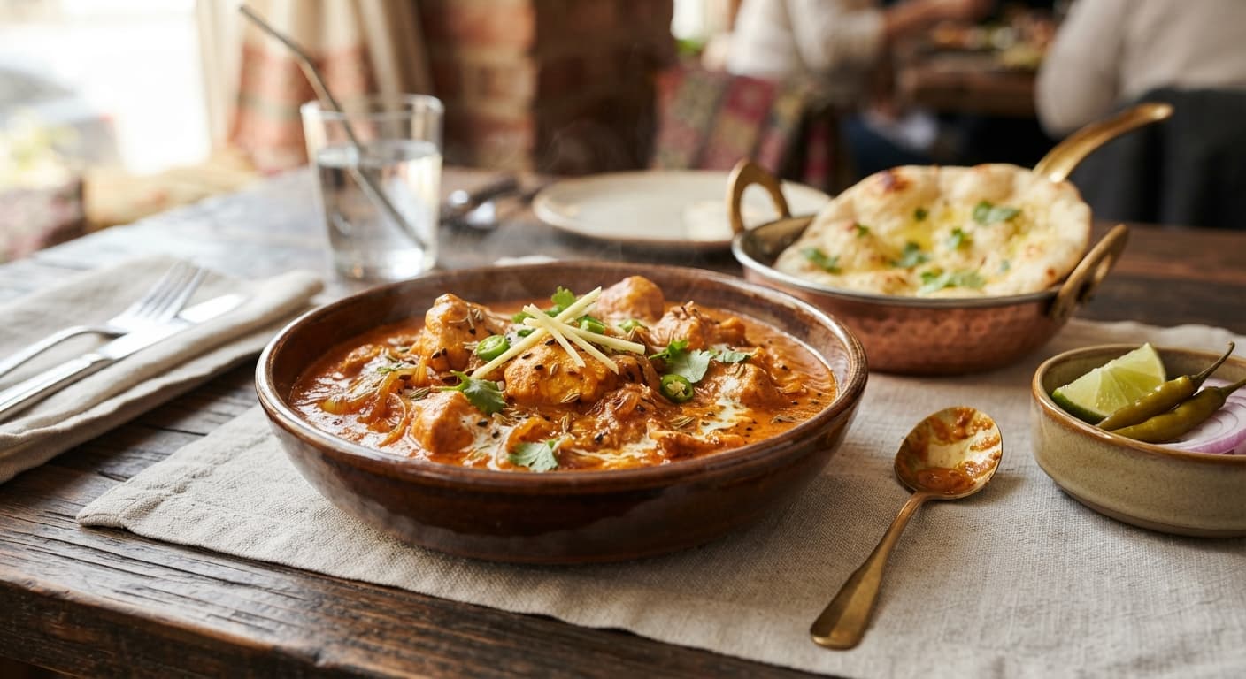 Achari butter chicken